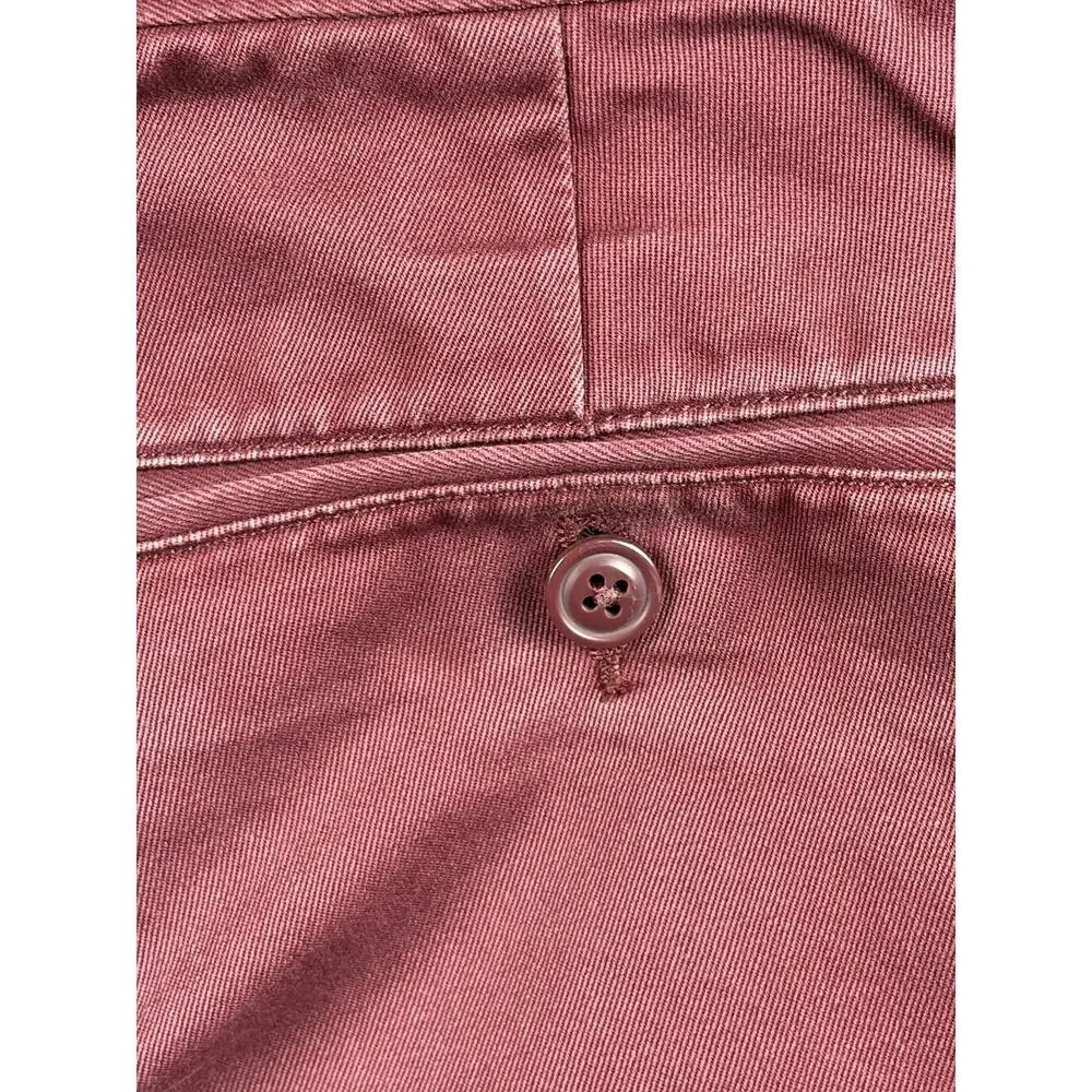 J.Crew Men's Broken-In Urban Slim Burgundy Chinos –  Size 33x30